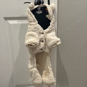 UGG Cream Fleece Dog Jumpsuit